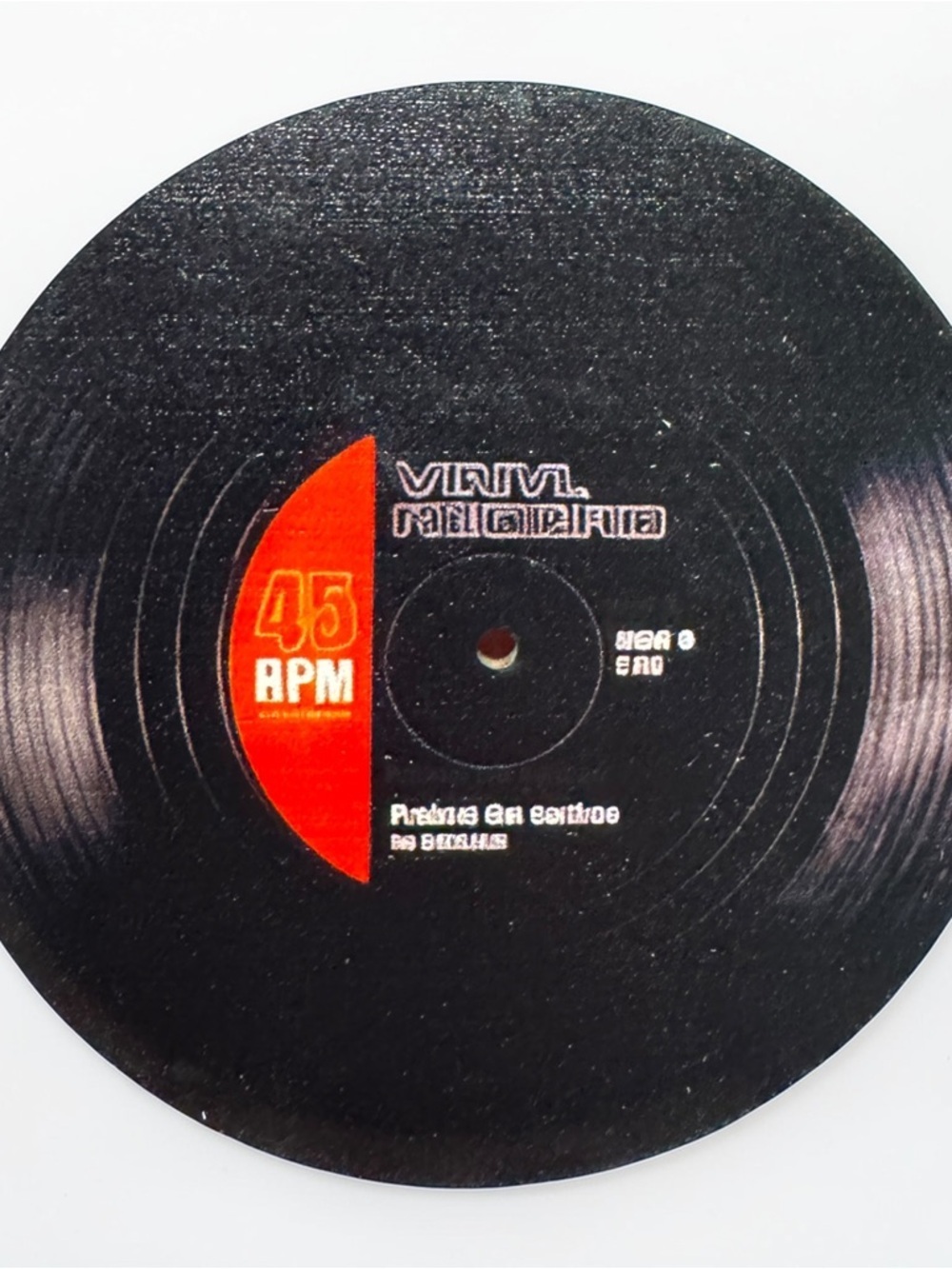 Retro Vinyl Inspired Record Coasters Set of 6 | Wooden | NWOT - Picture 7 of 16